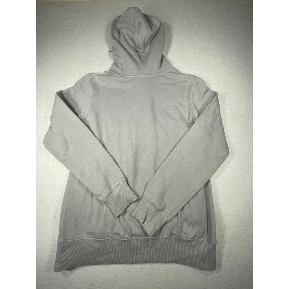 The North Face Hoodie Mens‎ Small Gray Pullover Logo Sweatshirt